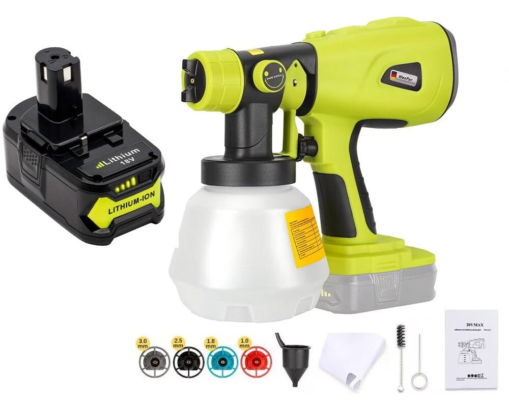 Cordless Paint Spray Gun for Ryobi Battery