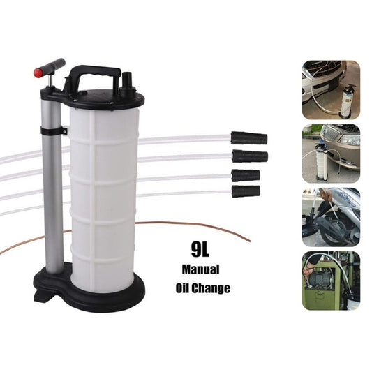 9L Manual Waste Oil Fluid Extractor Pump Fuel Car Boat Transfer