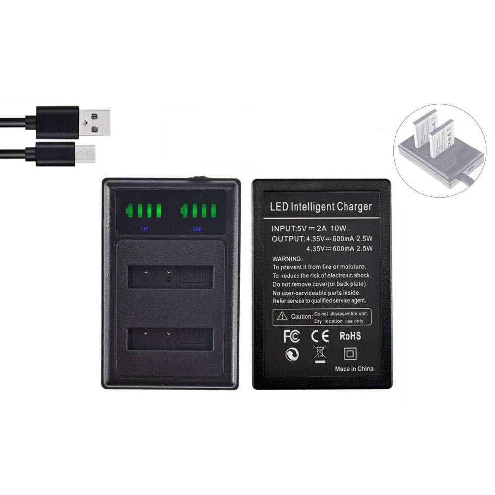 Battery Charger for Sony NP-BD1 NP-FR1 FT1 LCD Slim Battery Charger