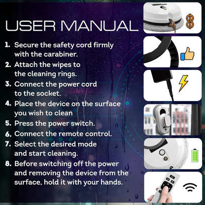 Smart Window Cleaning Robot Vacuum Cleaner