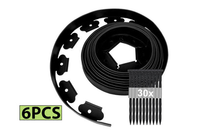 Garden Lawn Edging Landscape Edging 10Mx6PCS