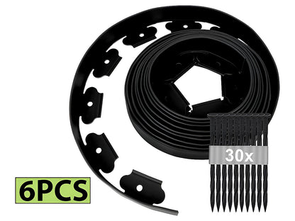 Garden Lawn Edging Landscape Edging 10Mx6PCS