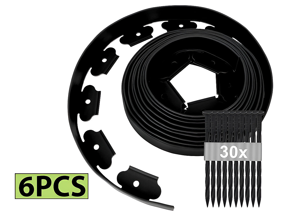 Garden Lawn Edging Landscape Edging 10Mx6PCS