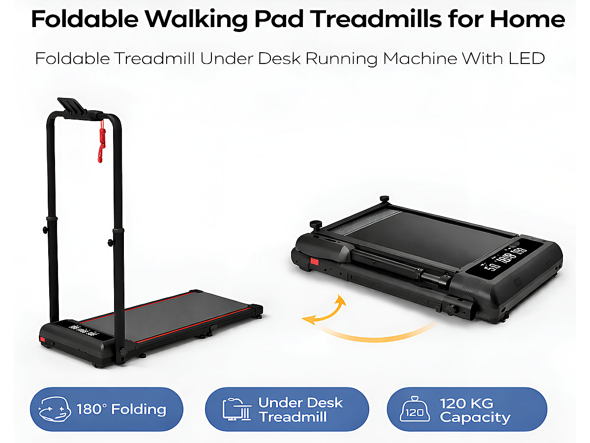 Walking Pad Treadmill Foldable Flat