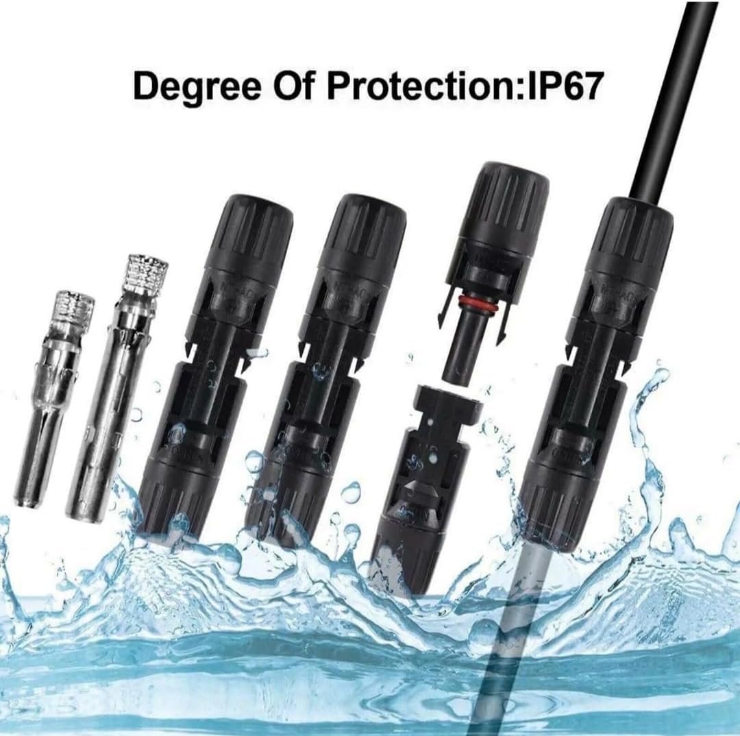 MC4 Wire Connector with Spanner (10 Set+Spanner)