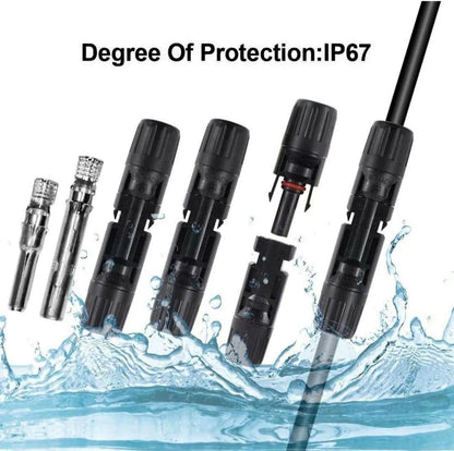 MC4 Wire Connector with Spanner (10 Set+Spanner)