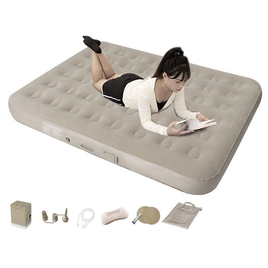 Queen Size Air Bed Inflatable Mattress with Built-in Pump