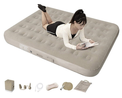 Queen Size Air Bed Inflatable Mattress with Built-in Pump