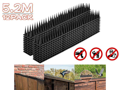 Bird Spikes Fence Spikes 12Pcs(5.2M)