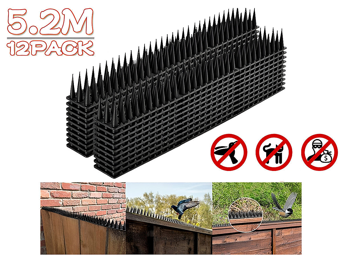 Bird Spikes Fence Spikes 12Pcs(5.2M)
