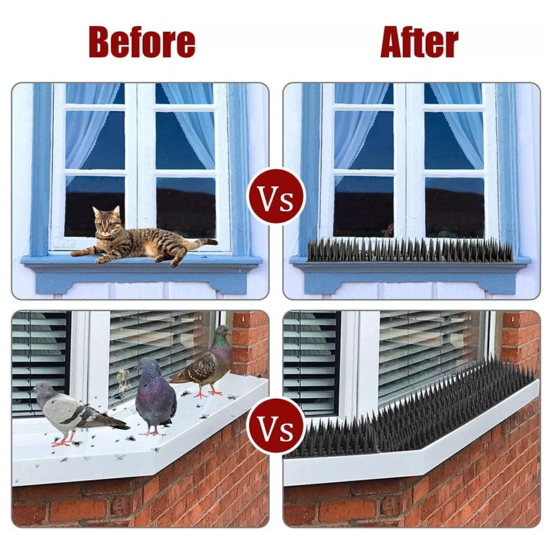 Bird Spikes Fence Spikes 12Pcs(5.2M)