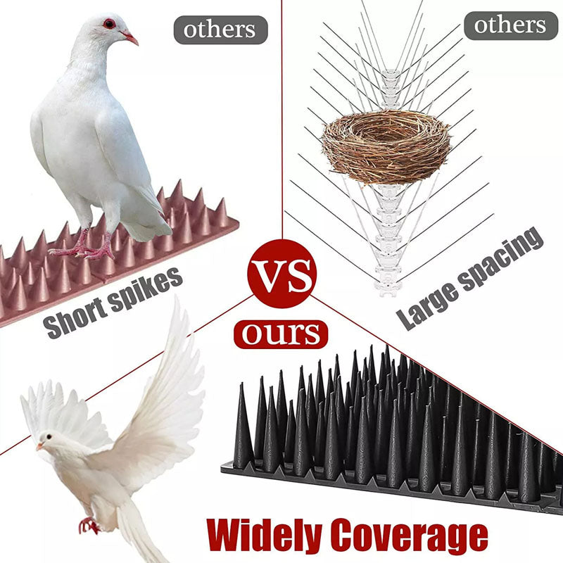 Bird Spikes Fence Spikes 12Pcs(5.2M)
