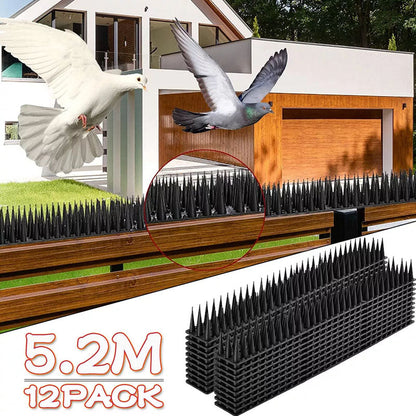 Bird Spikes Fence Spikes 12Pcs(5.2M)