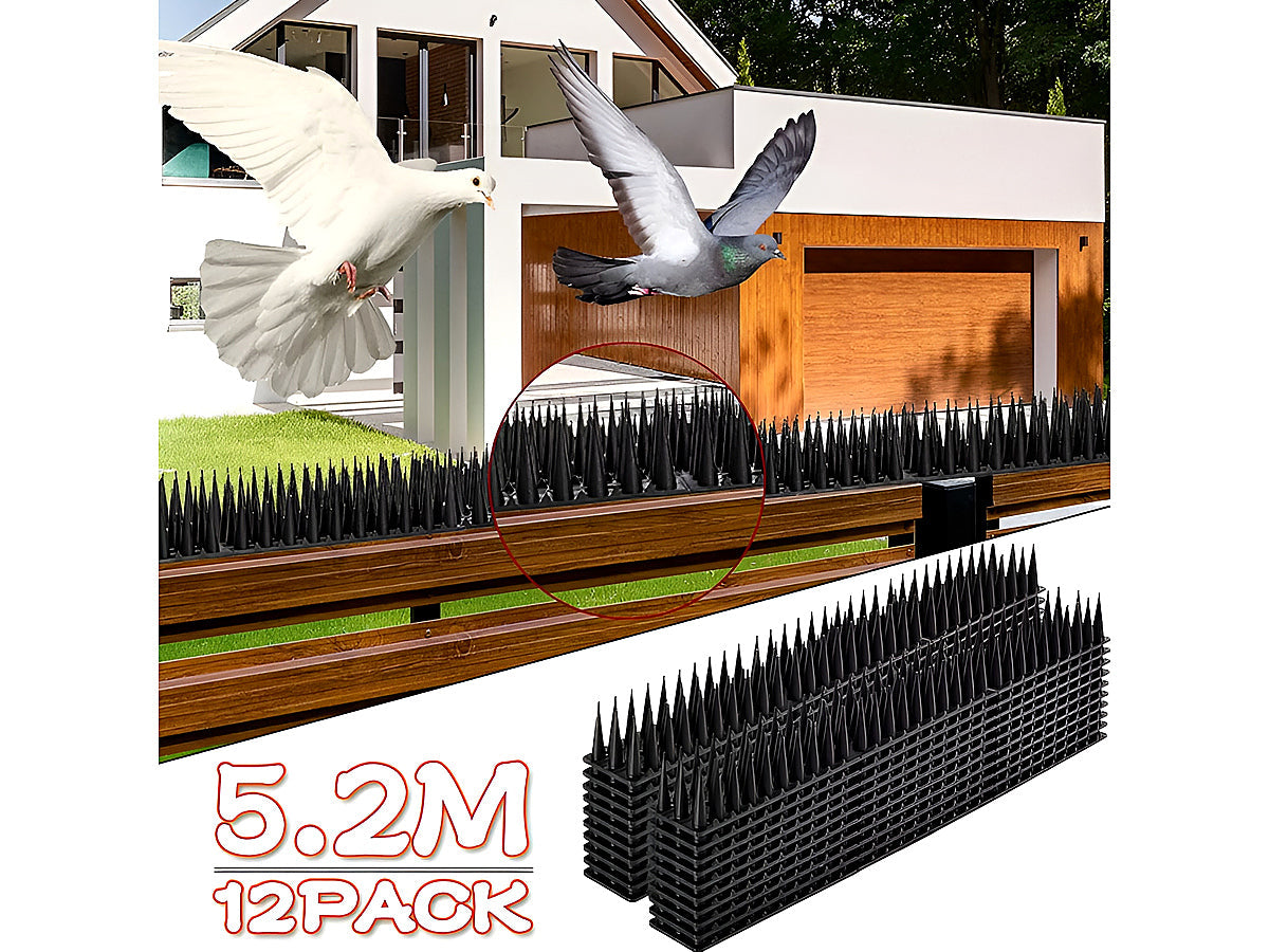Bird Spikes Fence Spikes 12Pcs(5.2M)