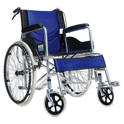 Self propelling folding wheelchair
