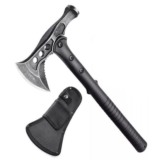 Tactical Survival Hawk Tomahawk W Hammer Throwing Axe 15"