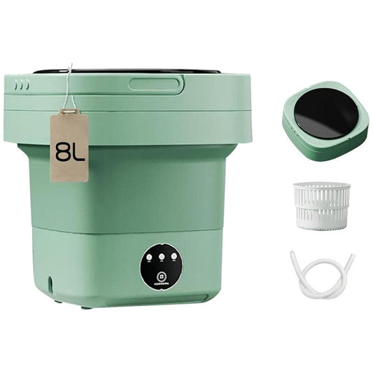 Washing Machine 8L Portable Foldable Collapsible Laundry Bucket