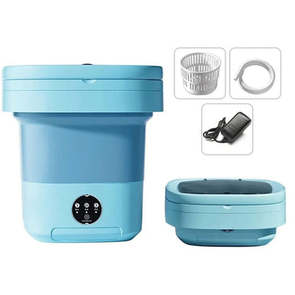 Washing Machine 8L Portable Foldable Collapsible Laundry Bucket