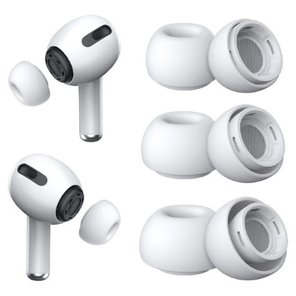 3 Pairs Replacement Ear Tips Compatible With Airpods Pro 1,2 (S/M/L)