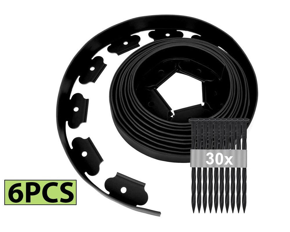 Garden Lawn Edging Landscape Edging 10Mx6PCS