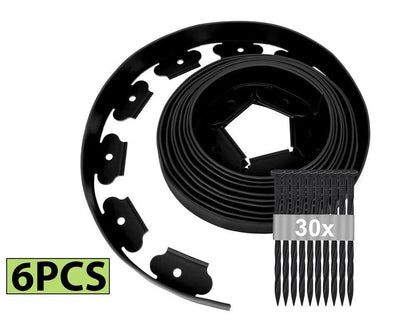 Garden Lawn Edging Landscape Edging 10Mx6PCS