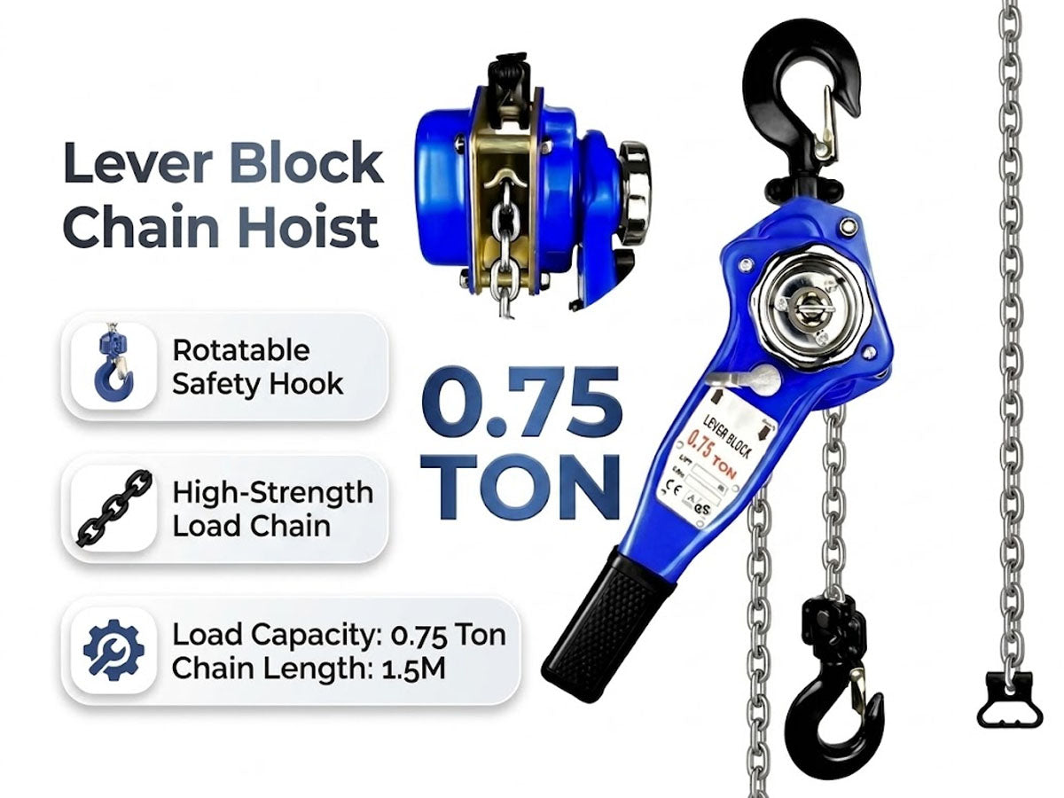 Chain Hoist Lever Block Chain Hoist 0.75 Ton 1.5m Lifter