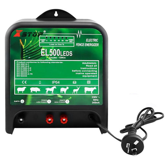 120km Electric Fence Energiser Energizer Charger 5J 240V