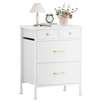 Storage Cabinet White  4 drawers
