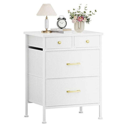 Storage Cabinet White  4 drawers