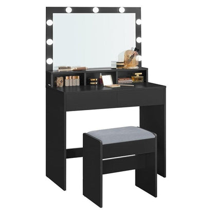 Dressing table with LED Mirror