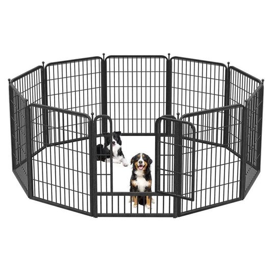 Pet Play Pen Dog Playpen Dog Fence 10 Panels