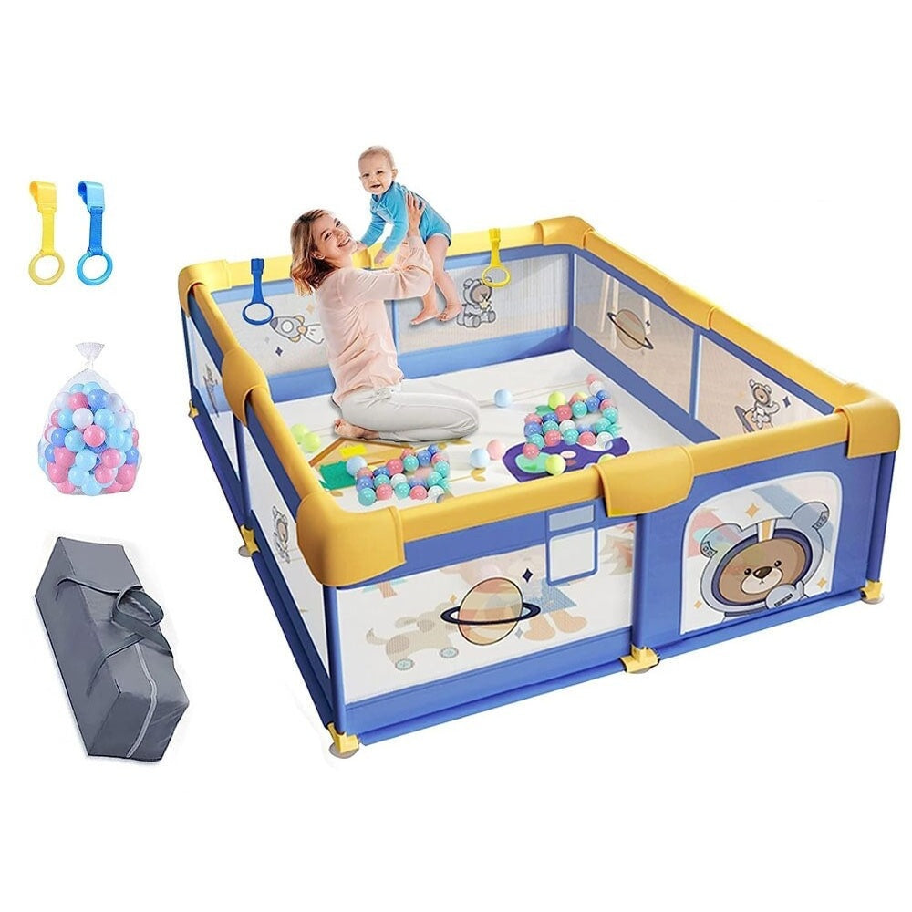 Portable Baby Playpen Fence Gate Wall Fence Barrier