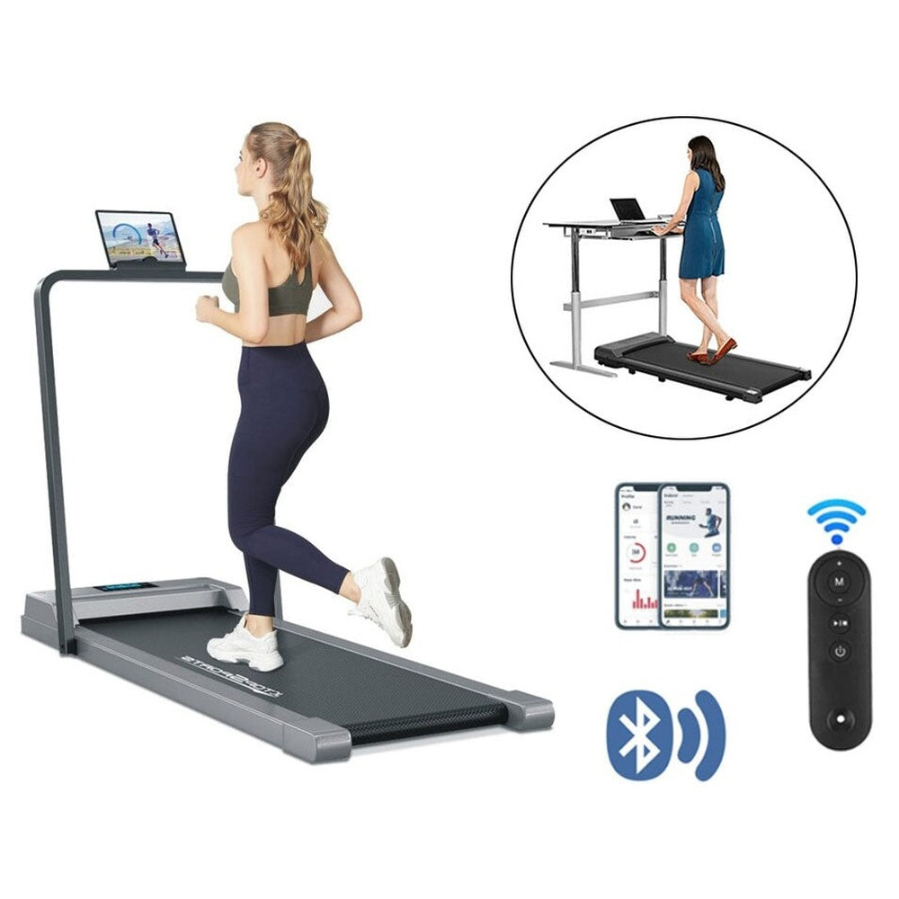Foldable Walking Pad Treadmill Compact Flat