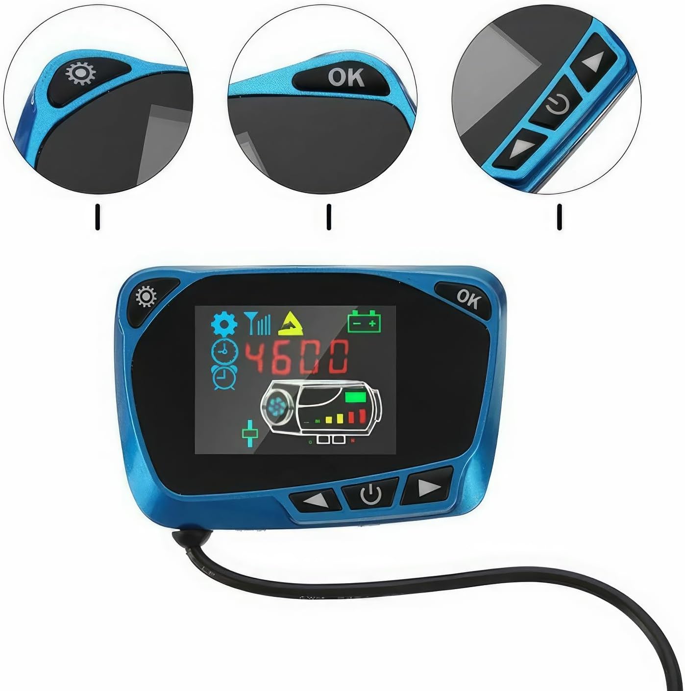 Diesel Air Heater Monitor LCD Remote