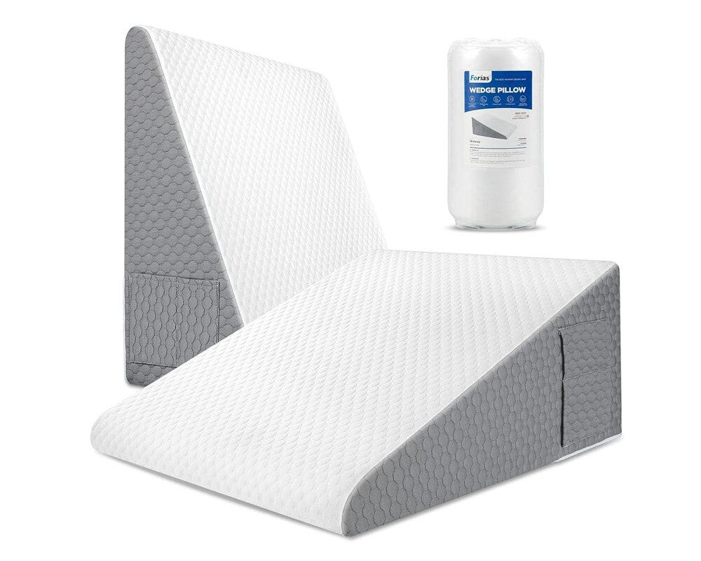 Wedge Pillow Memory Foam Cool Gel Adjuastable Cushion