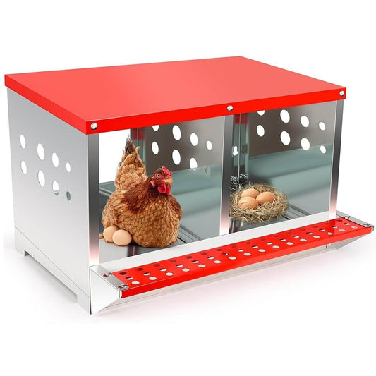 Chicken Nesting Box with 2 Nests