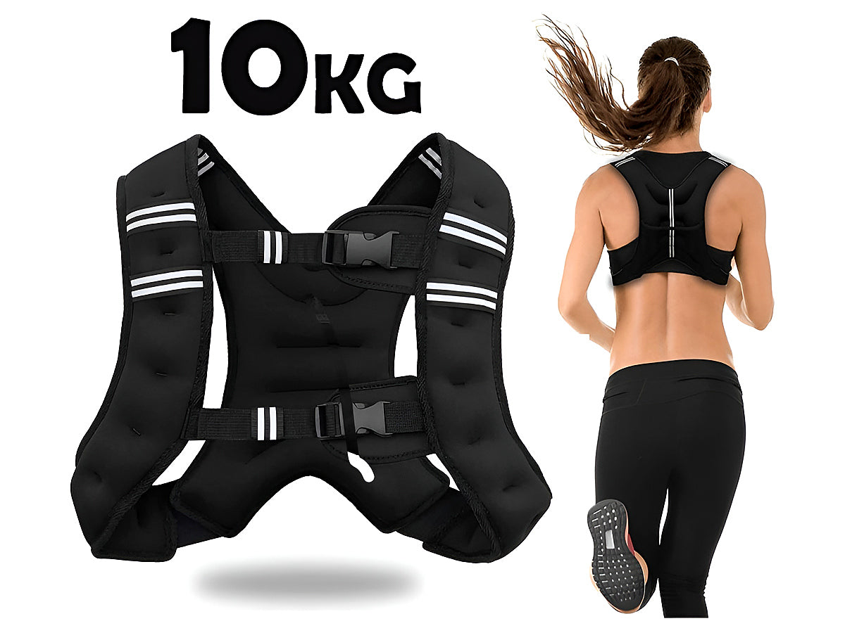 Sport Weighted Vest Workout Equipment 10kg Adjustable