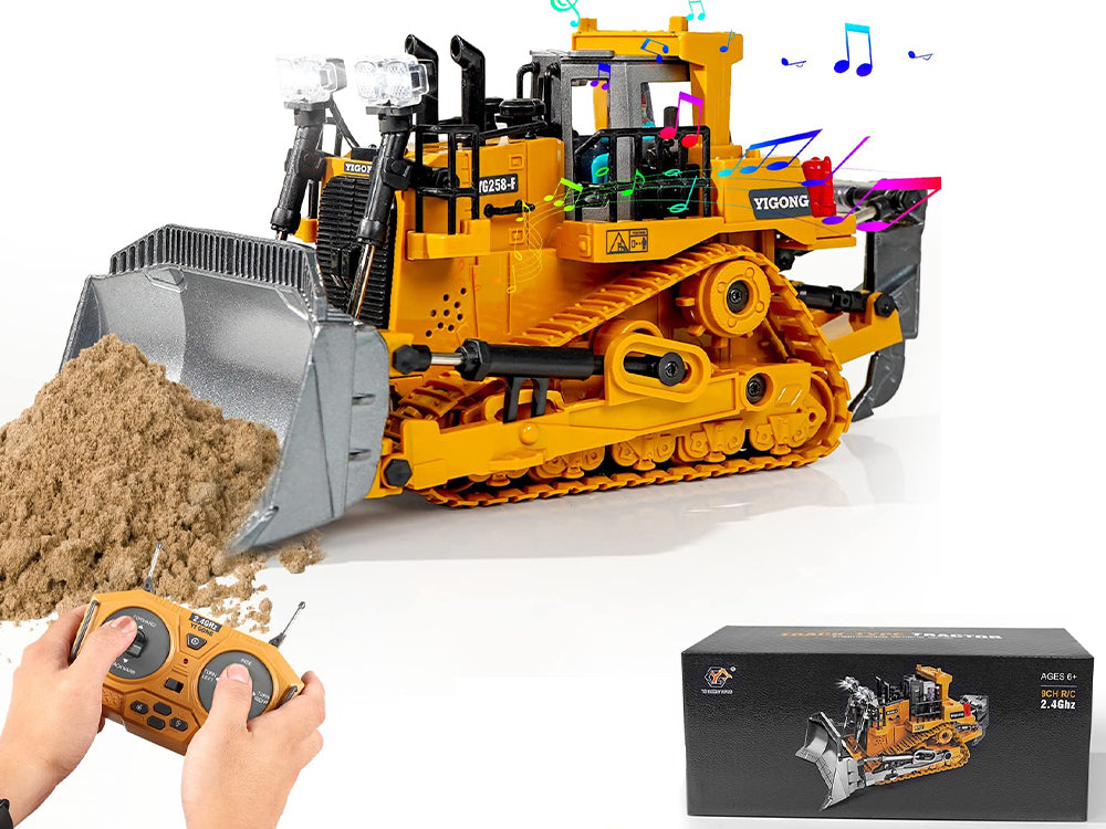 RC Bulldozer Remote Controlled Toys