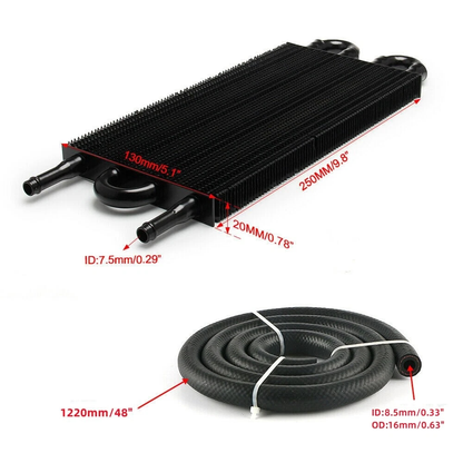 Universal 4-Row Oil Cooler Radiator Kit