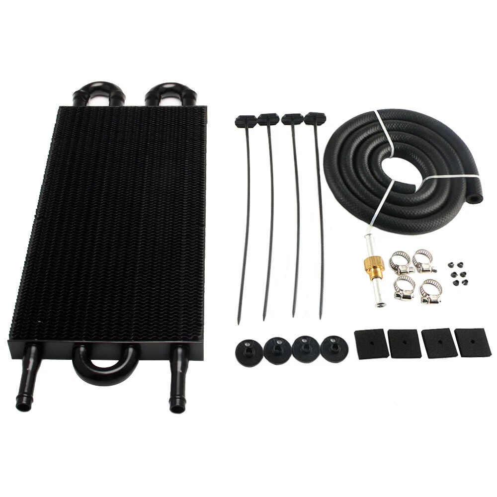 Universal 4-Row Oil Cooler Radiator Kit