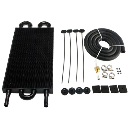 Universal 4-Row Oil Cooler Radiator Kit