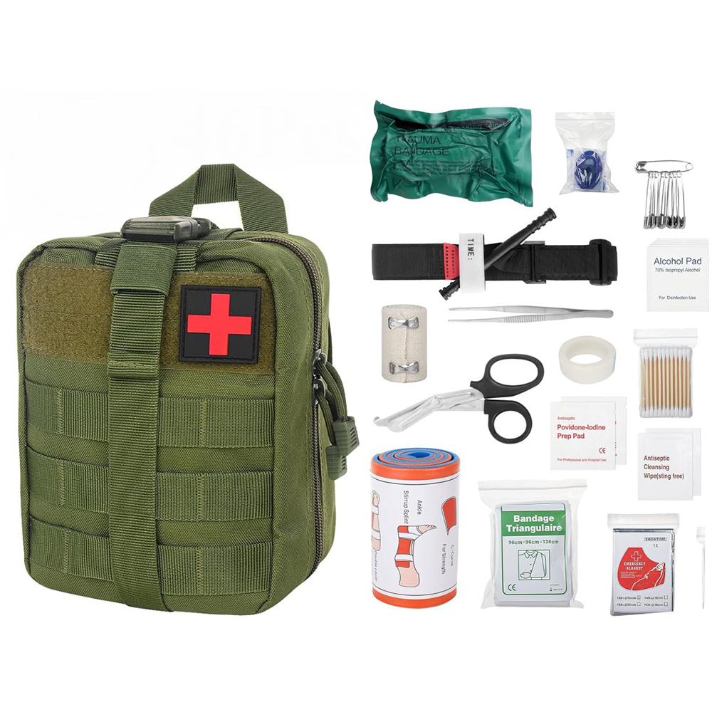 46pcs Professional First Aid Kit Emergency Survival Kit