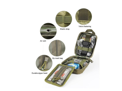 46pcs Professional First Aid Kit Emergency Survival Kit