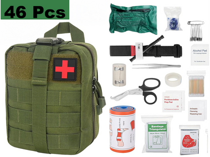46pcs Professional First Aid Kit Emergency Survival Kit