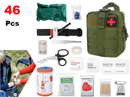 46pcs Professional First Aid Kit Emergency Survival Kit