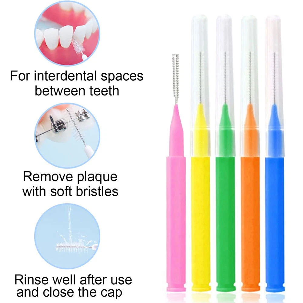 60Pcs X 1.2 mm Interdental Brushes Health Care Tooth
