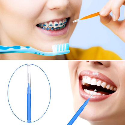 60Pcs X 1.2 mm Interdental Brushes Health Care Tooth
