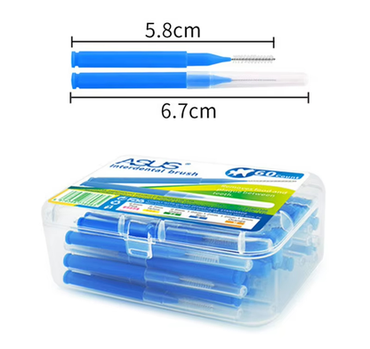 60Pcs X 1.2 mm Interdental Brushes Health Care Tooth