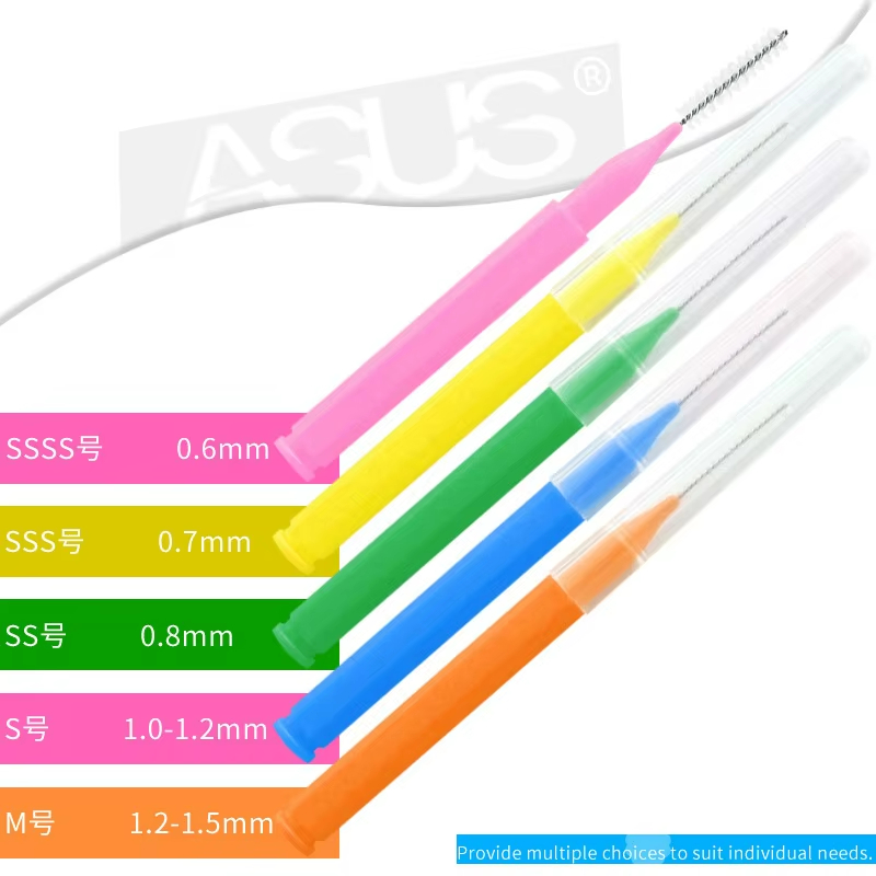 60Pcs X 1.2 mm Interdental Brushes Health Care Tooth