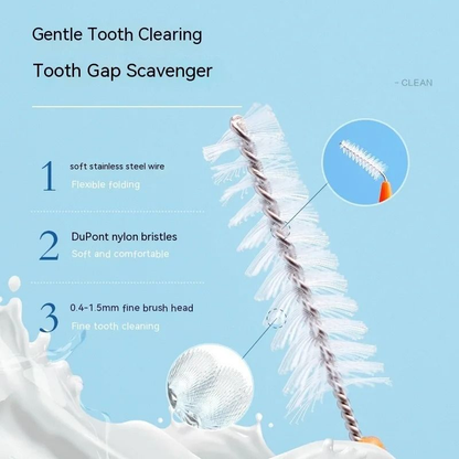 60Pcs X 1.5 mm Interdental Brushes Health Care Tooth